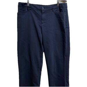 Christopher & Banks Women's 10 Long Black Stretch Dress Pants Trousers